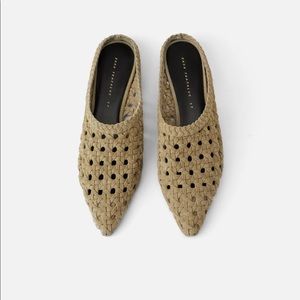 Zara woven mules